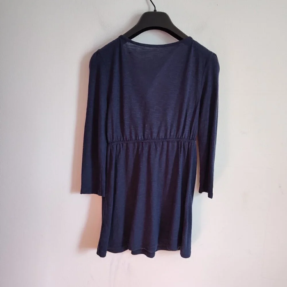 Inc Navy V-Neck Babydoll T-Shirt